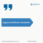 degree Certificate Translation